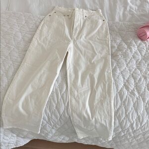 Madewell Off-White Wide-Leg Jeans